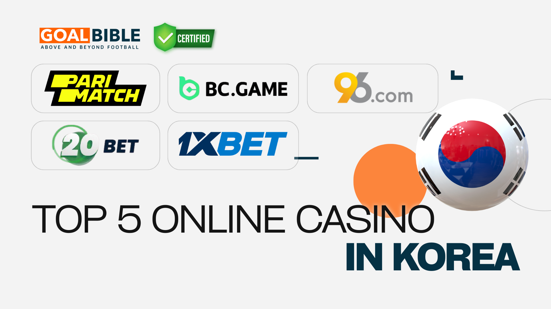 2026 Top 5 Best and Trusted Online Casino for Sports Betting players in Korea verifed by GoalBible Expert PuntersTop 5 Best and Trusted Online Casino for Sports Betting players in Malaysia verifed by GoalBible Expert Punters