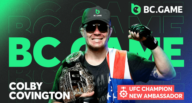Colby Covington as BC Game Latest Brand Ambassador for UFC and MMA betting