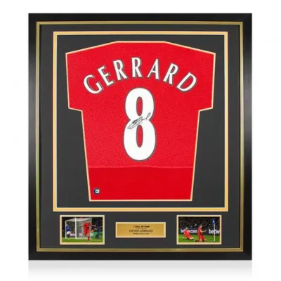 (LIMITED) Steven Gerrard Signed Liverpool Shirt - Hall of Fame Edition